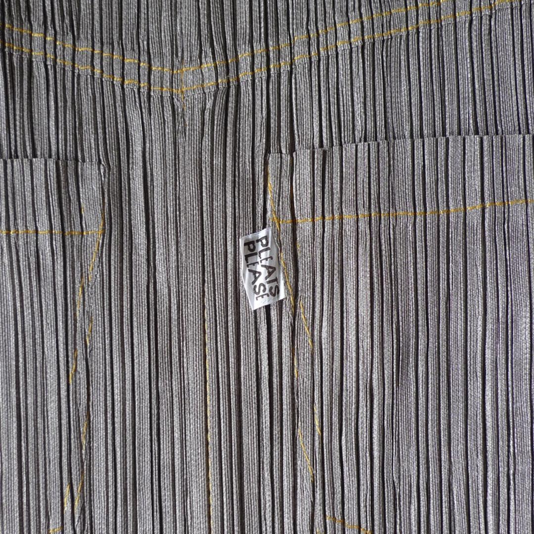 PLEATS PLEASE デニム転写 スカート 3号☆美品 イッセイミヤケ