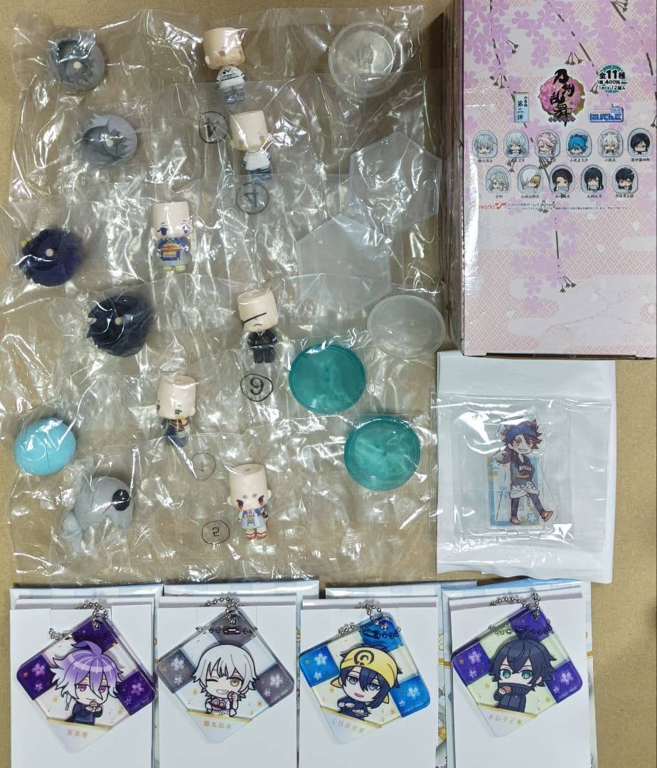 刀剣乱舞 フィギュア こえだらいず すわらせ隊 ラバスト アクスタアクキー