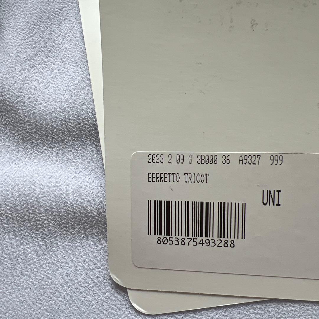 モンクレール　ニット帽　ビーニー　黒　新品