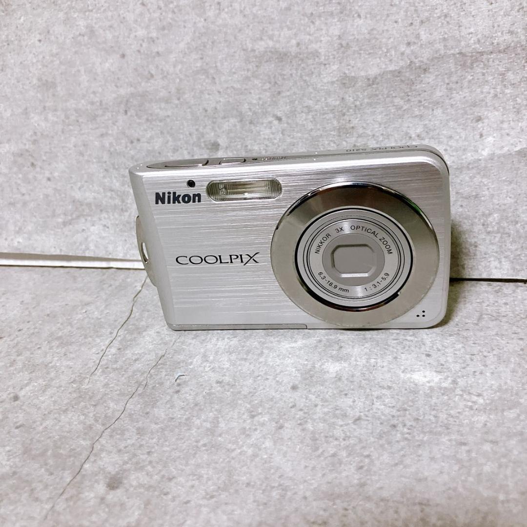 【極美品】ニコン COOLPIX S210 コンパクトデジタルカメラ シルバー