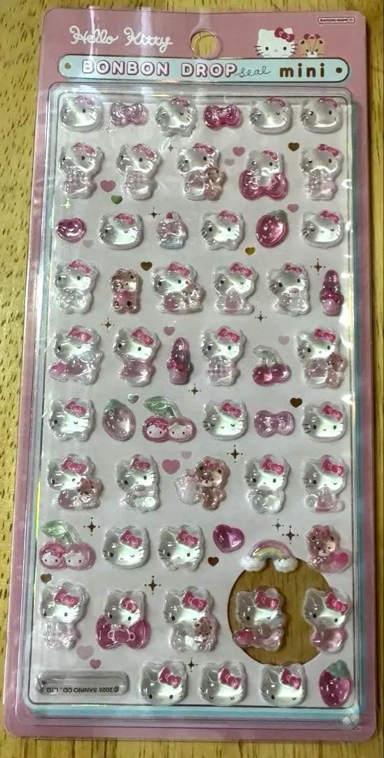 国内正規品　ボンボンドロップシールミニ　サンリオ　8種類 匿名配送