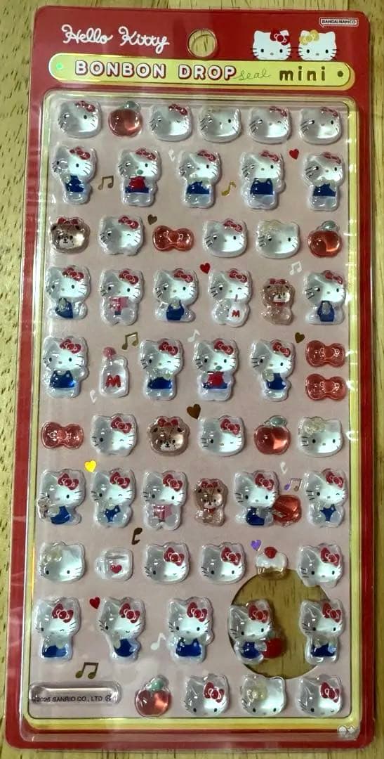 国内正規品　ボンボンドロップシールミニ　サンリオ　8種類 匿名配送