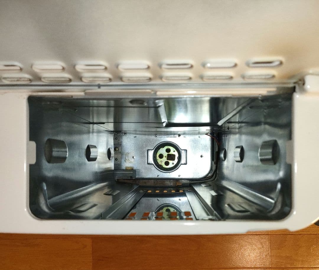 HITACHI 石油ストーブ OVH-L23 アラバスターホワイト レトロモダン