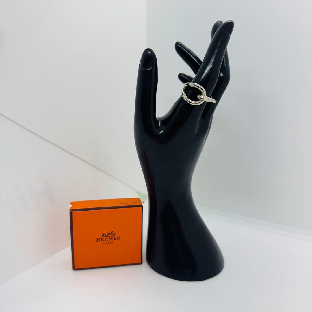 ✨HERMES✨エルメス✨スカーフリング✨シルバー✨ヴィンテージ✨リング✨