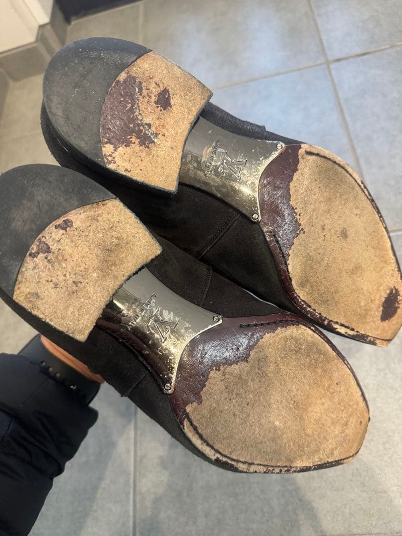 即日発送　LOUIS VUITTON ブラック ドレスシューズ 26.5