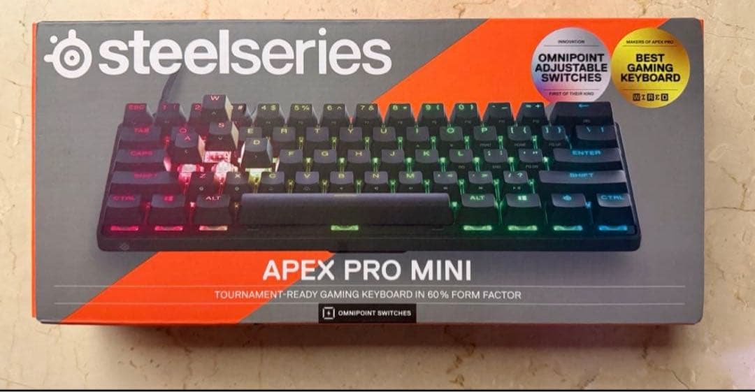 APEX PRO mini steelseries ゲーミングキーボード　箱付き