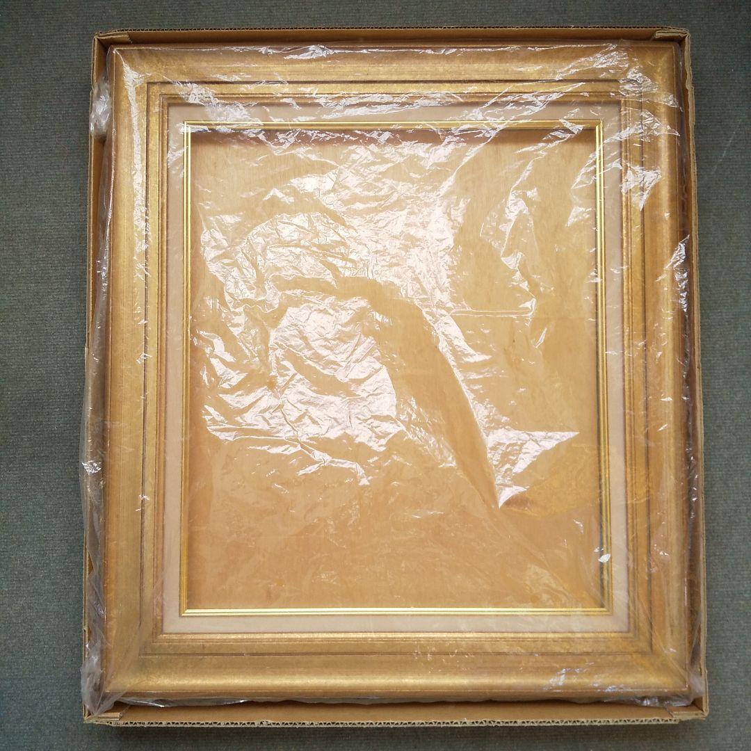 額縁 F10 ゴールド ガラス