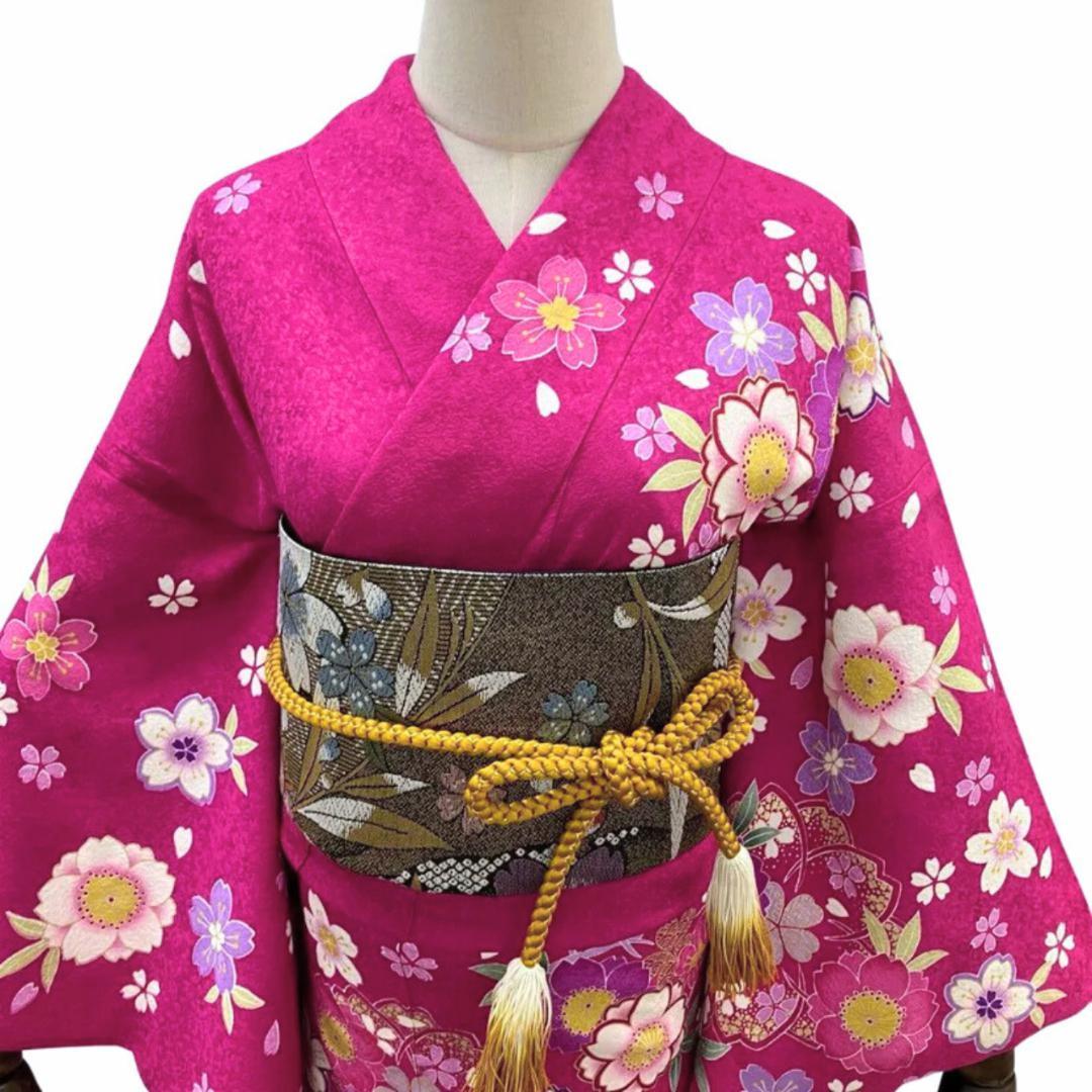 ≪早い者勝ち≫【超美品】 振袖セット 成人式 正絹 振袖 ピンク *124 ●