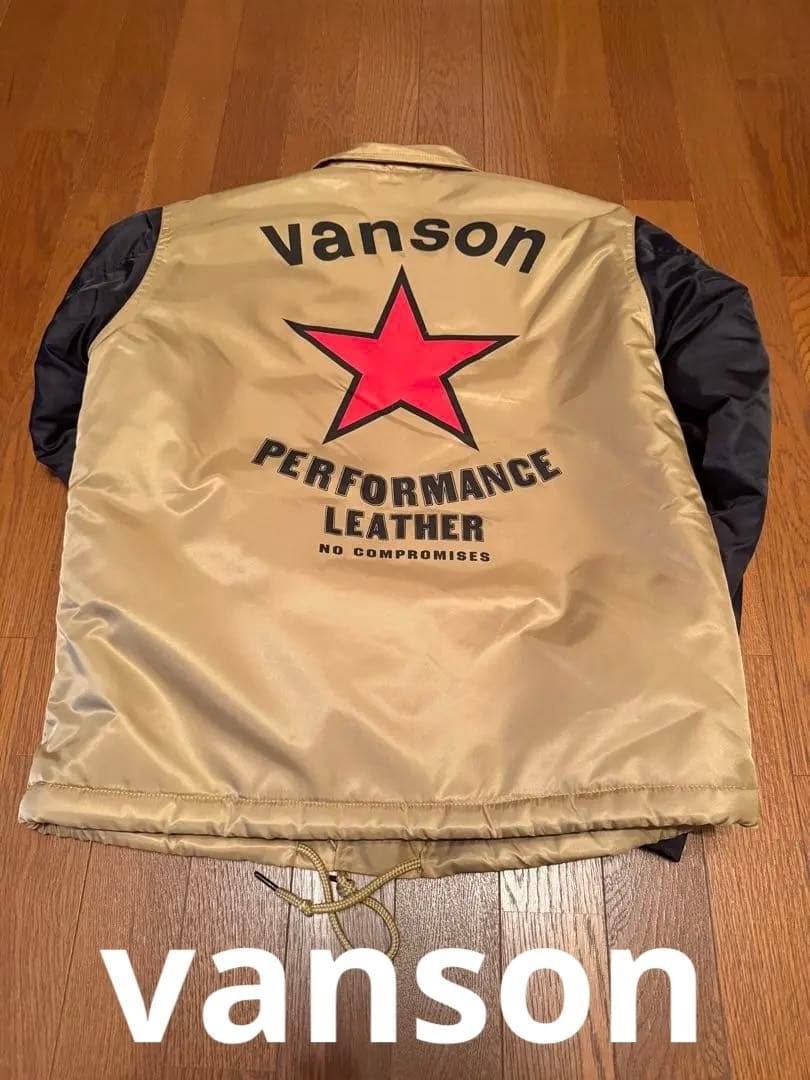 【試着のみ】vanson カスタム コーチジャケット\