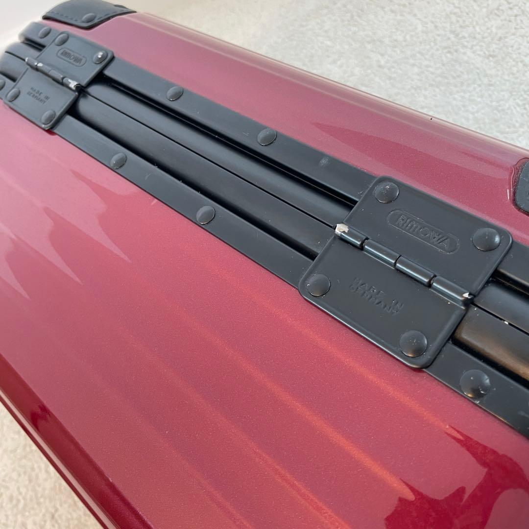 RIMOWA Samba Nova ビューティケース18L ボルドーレッド 鍵付