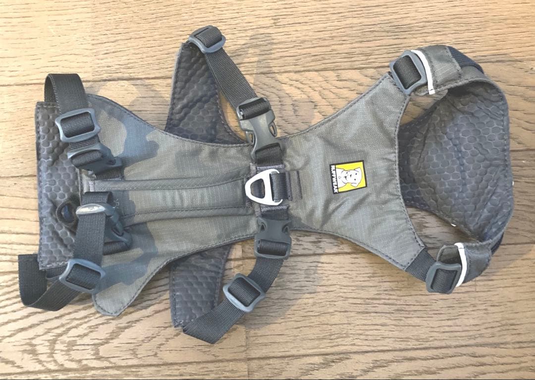 【未使用】ruffwear ハーネス グレー　胸囲56〜69cm
