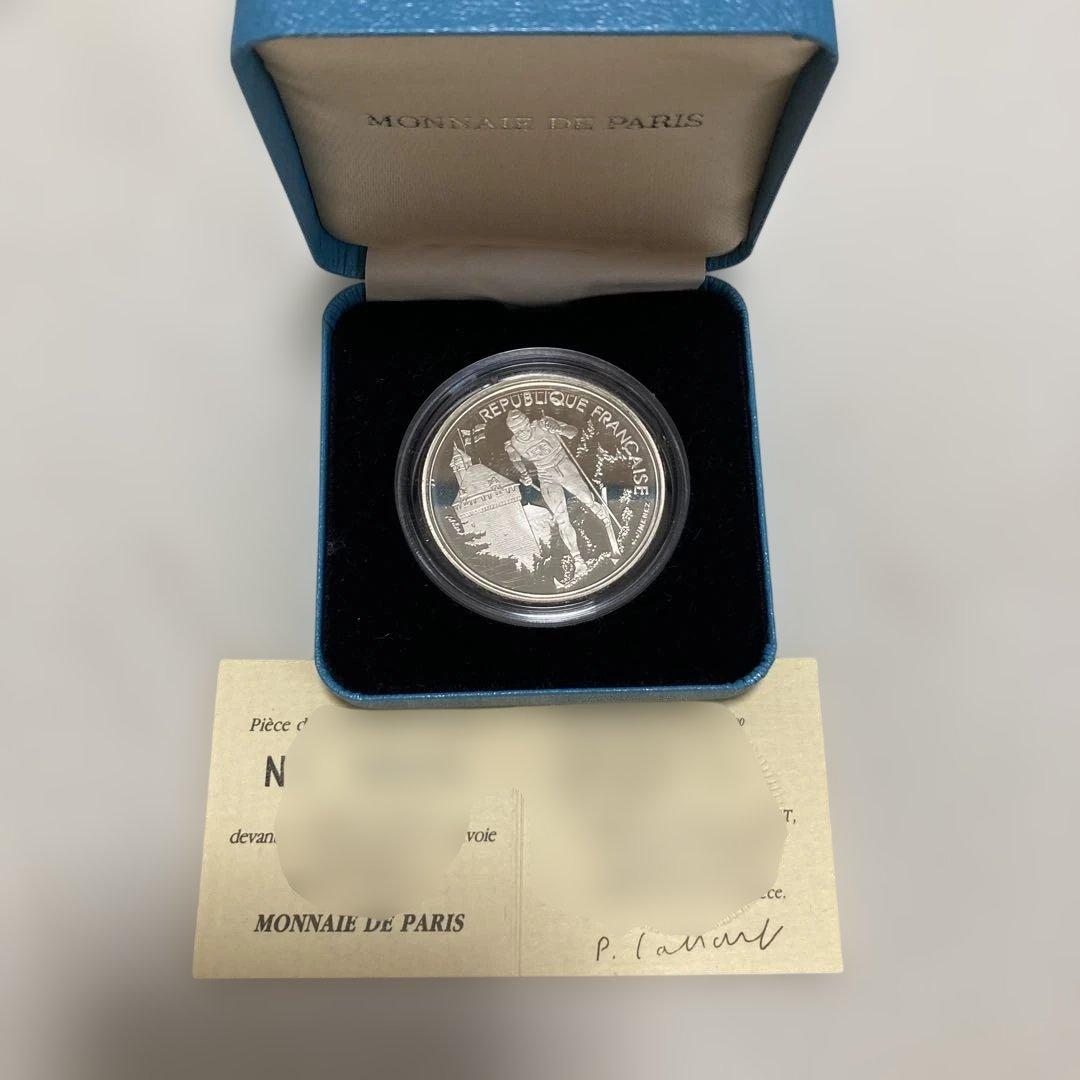 ま*読様 1992年　アルベールビルオリンピック　記念銀貨　全9種目　コンプリー