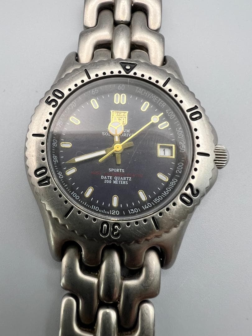 エルジン ELGIN　ピエールギオネ　アルバ　カリブ　メンズ　クォーツ　3本