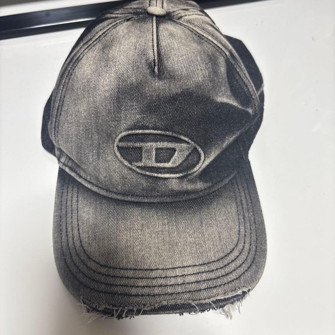 DIESEL ブラック ベースボールキャップ　 C-Seymon-Black