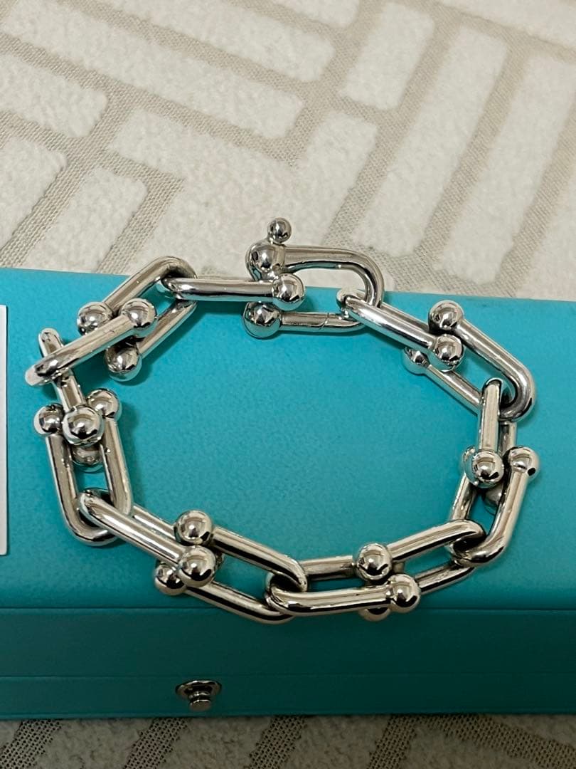 ティファニー　ハードウェア　ラージリンク　ブレスレット　TIFFANY&Co.