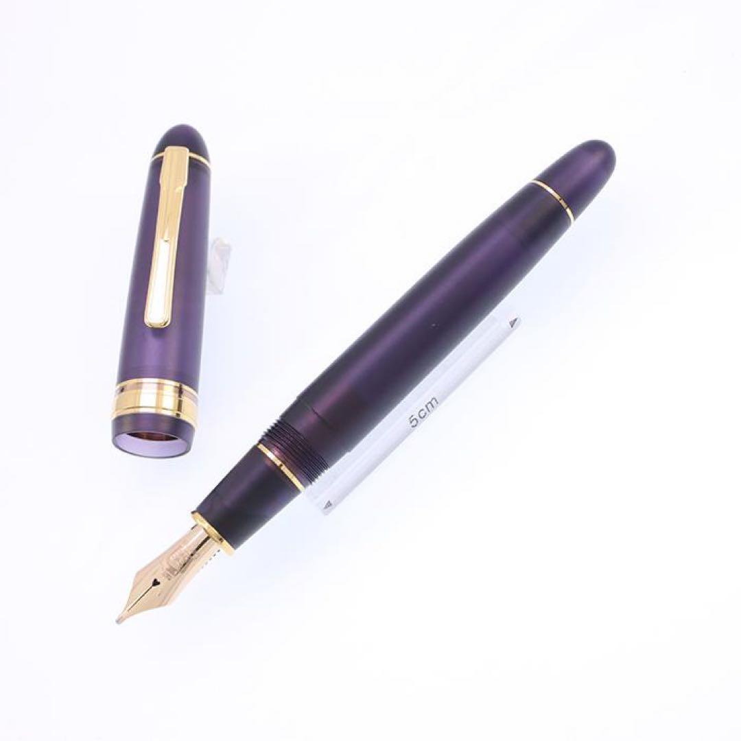 プラチナ万年筆ワーグナーコラボ限定プレジデントモデルペン先18k中字（M）