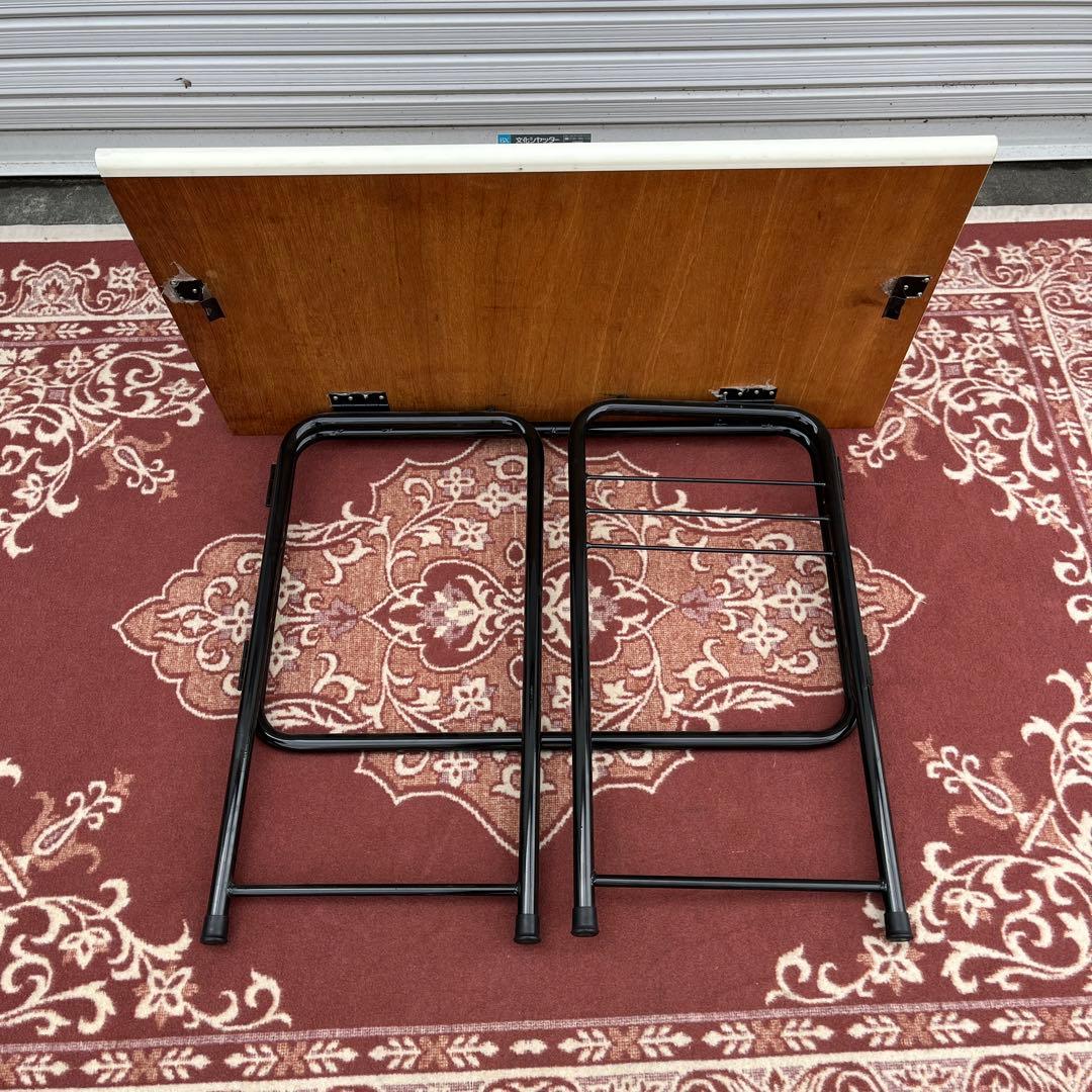 ビンテージ古家具◾️ 折り畳み式 フォールディングテーブル / 作業机