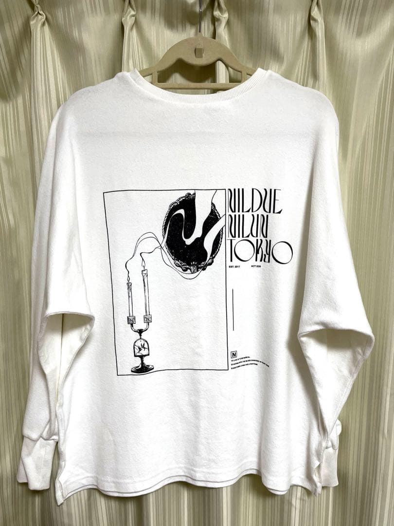 ミュージシャン NIL DUE / NIL UN LONG SLEEVE TEE / IVORY