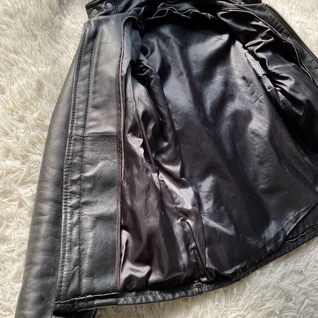 美品✨schott 641 レザージャケット　シングルライダース　本革　36 黒