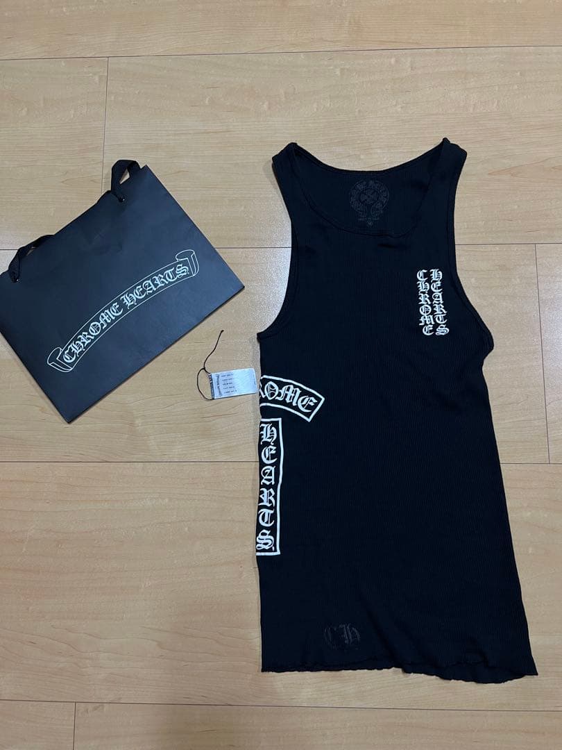 CHROME HEARTS ブラックタンクトップ　国内正規品