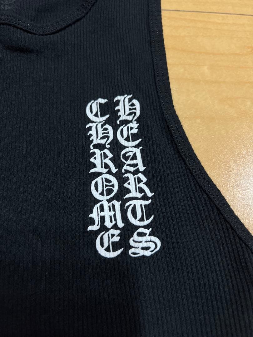 CHROME HEARTS ブラックタンクトップ　国内正規品