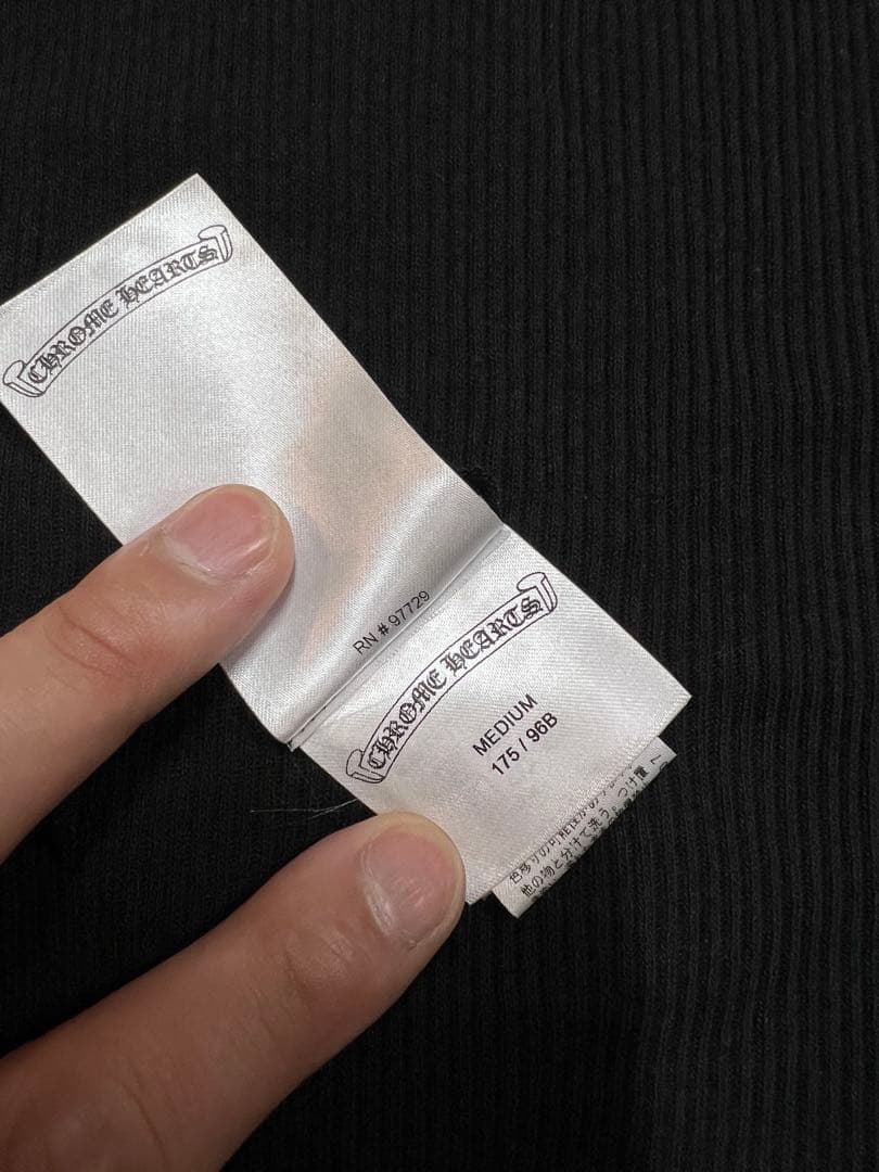 CHROME HEARTS ブラックタンクトップ　国内正規品