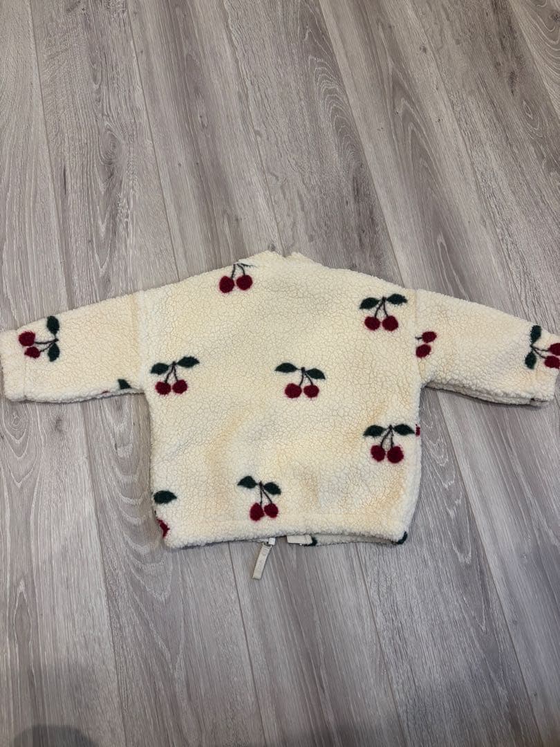 KONGES SLØJD コンゲススロイド チェリー柄 フリース アウター