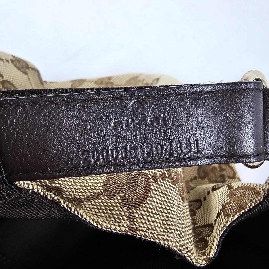 GUCCI GGキャンバス ウェビングライン ベースボールキャップ L