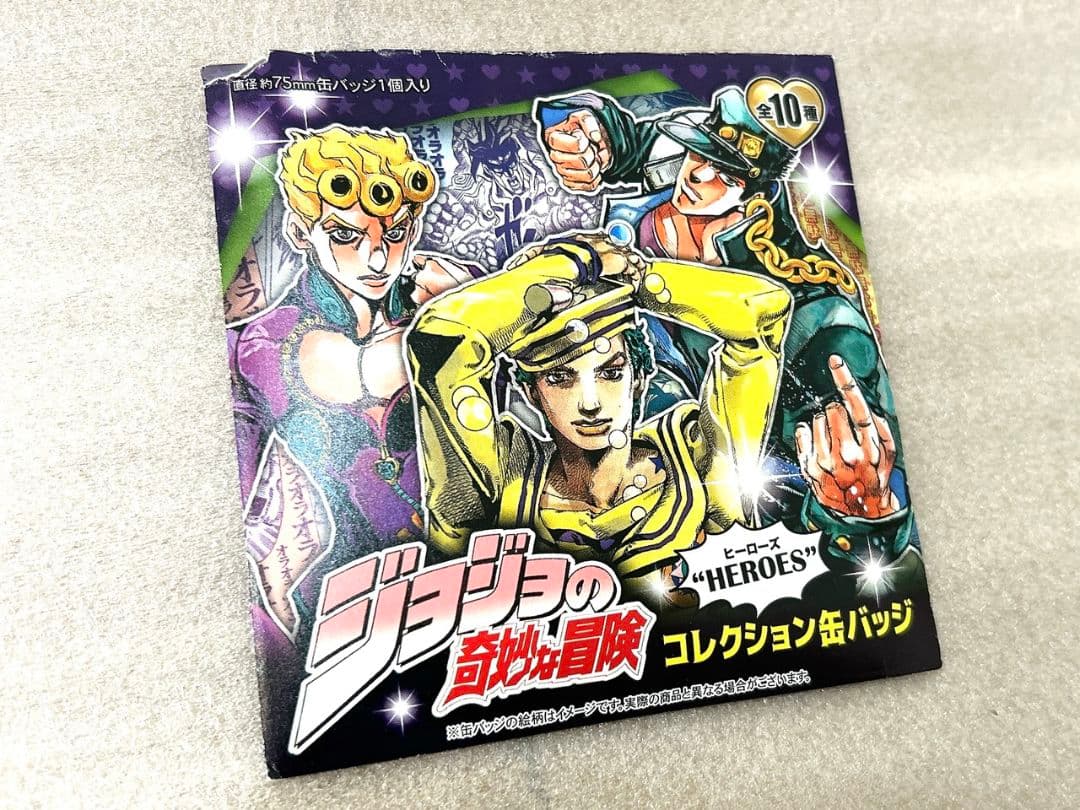 【希少】ジョジョ展 HEROES缶バッジ　ジョニィ・ジョースター