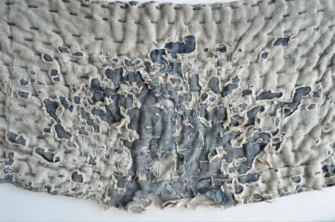 脚絆 襤褸 刺子 藍染 古布 骨董 美術 レトロ 古物 古道具 アンティーク