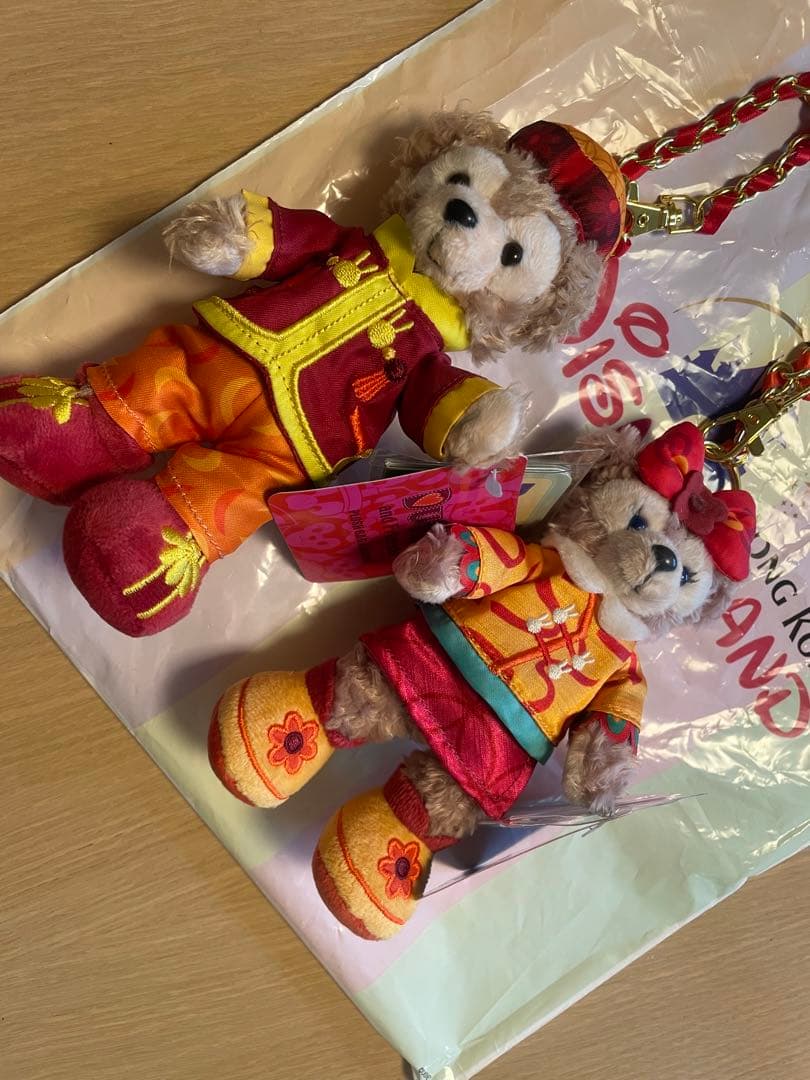 香港ディズニー　限定　ダッフィー　シェリーメイ　ペア売り