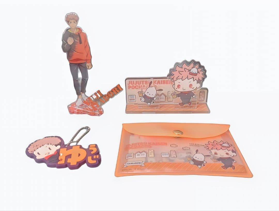 呪術廻戦／虎杖悠仁／アクリルスタンド・キーホルダー・ポーチセット