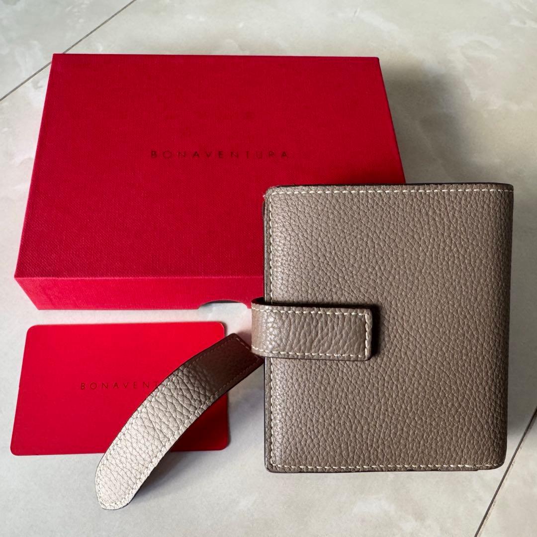 BONAVENTURA 二つ折り財布 ボナベンチュラ　エトープ シュリンクレザー