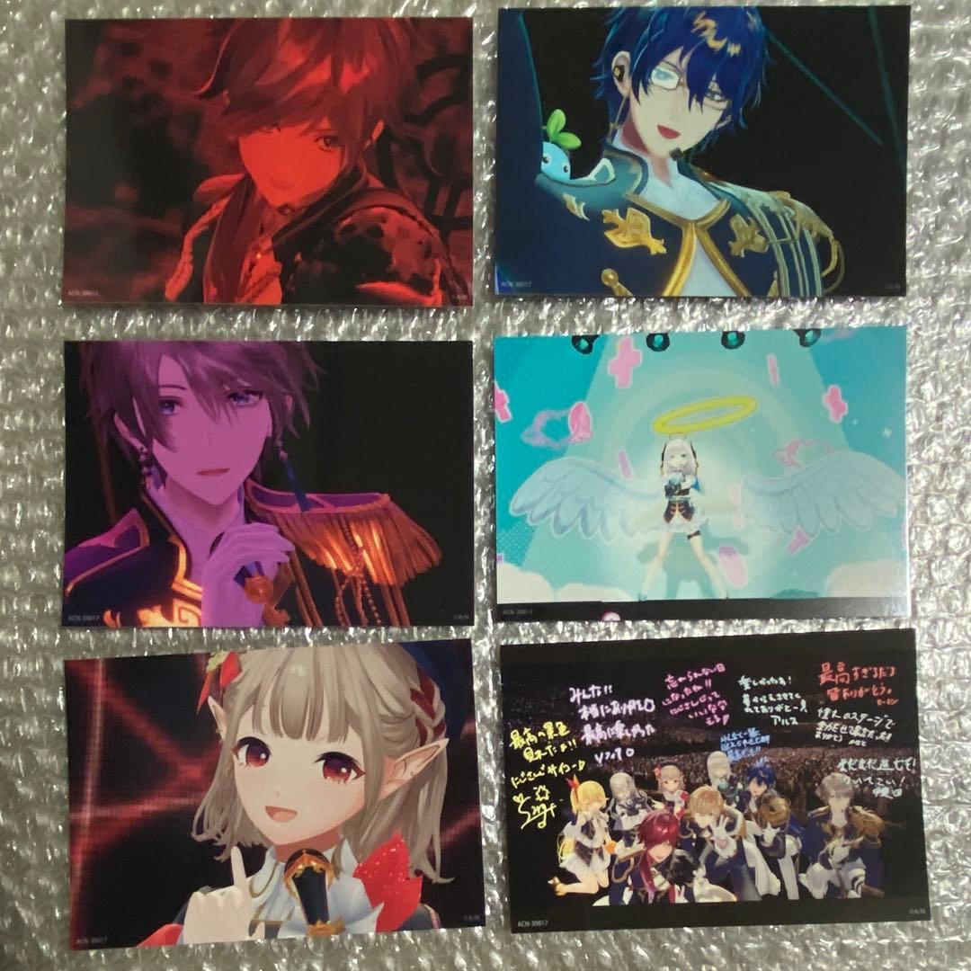 にじさんじ OVERTURE でかカード 公式写真カード チケット風カード