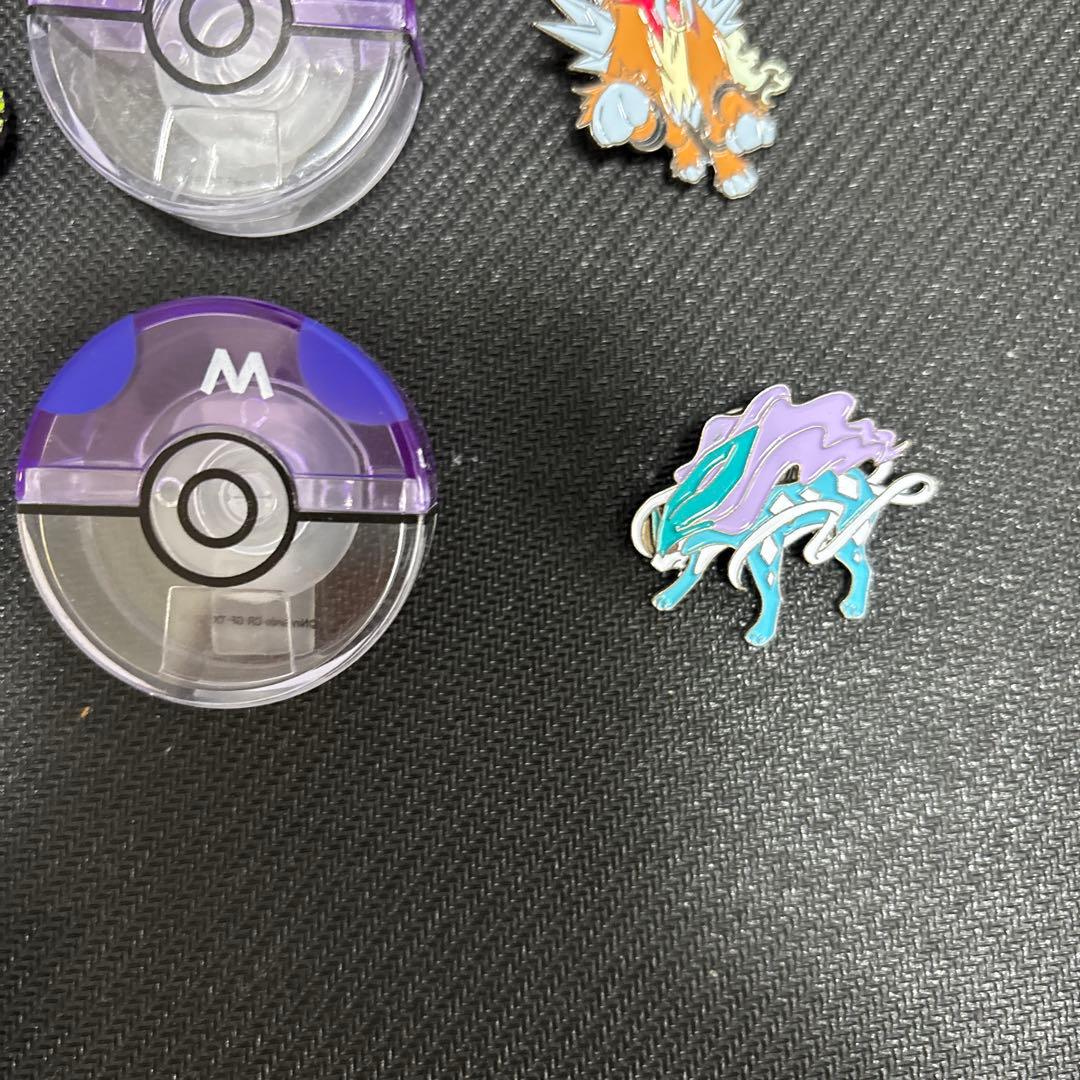 当時物、超レアポケットモンスターボールバッチ　全7種