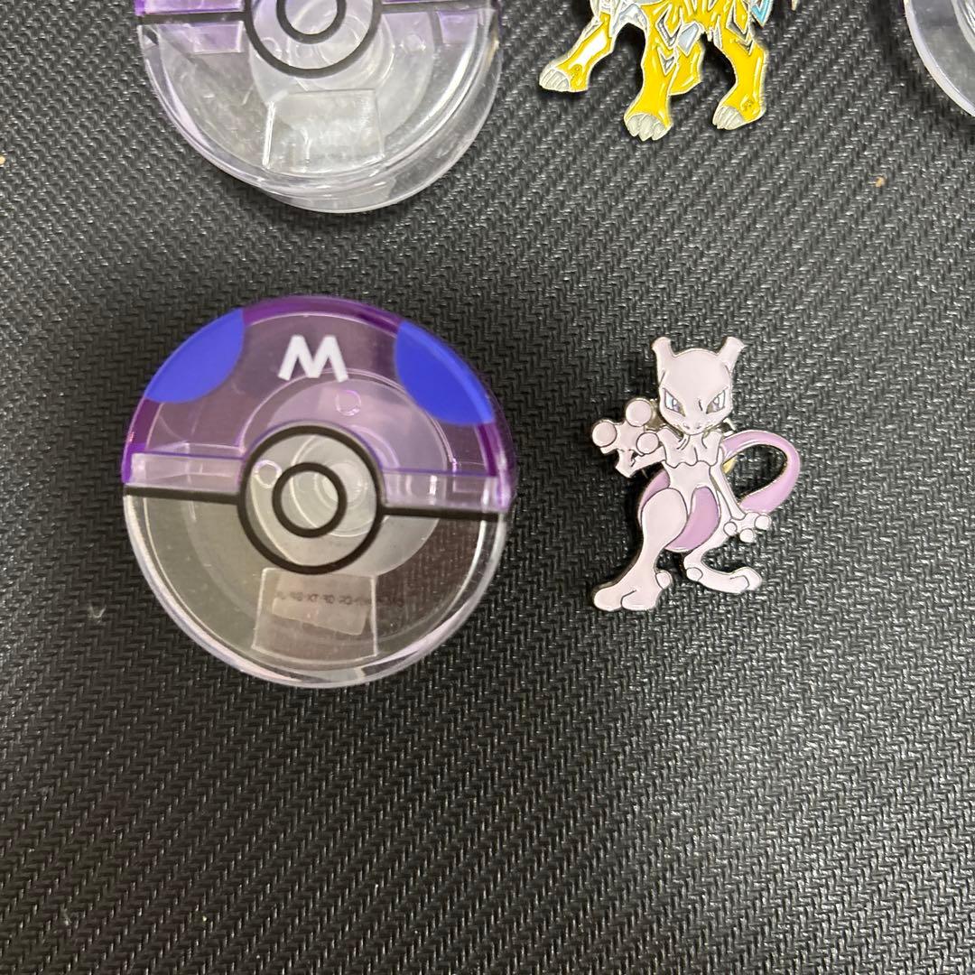 当時物、超レアポケットモンスターボールバッチ　全7種