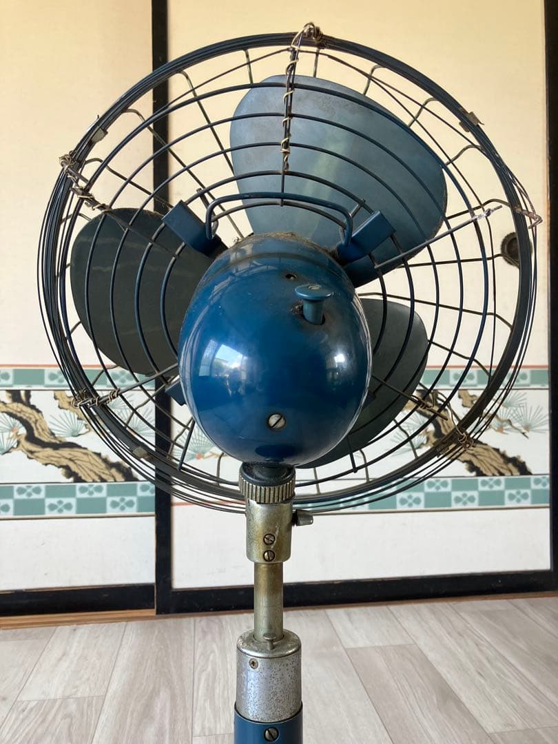 希少 FUJIDENKI レトロ 扇風機 サイレントファン アンティーク 稼動品