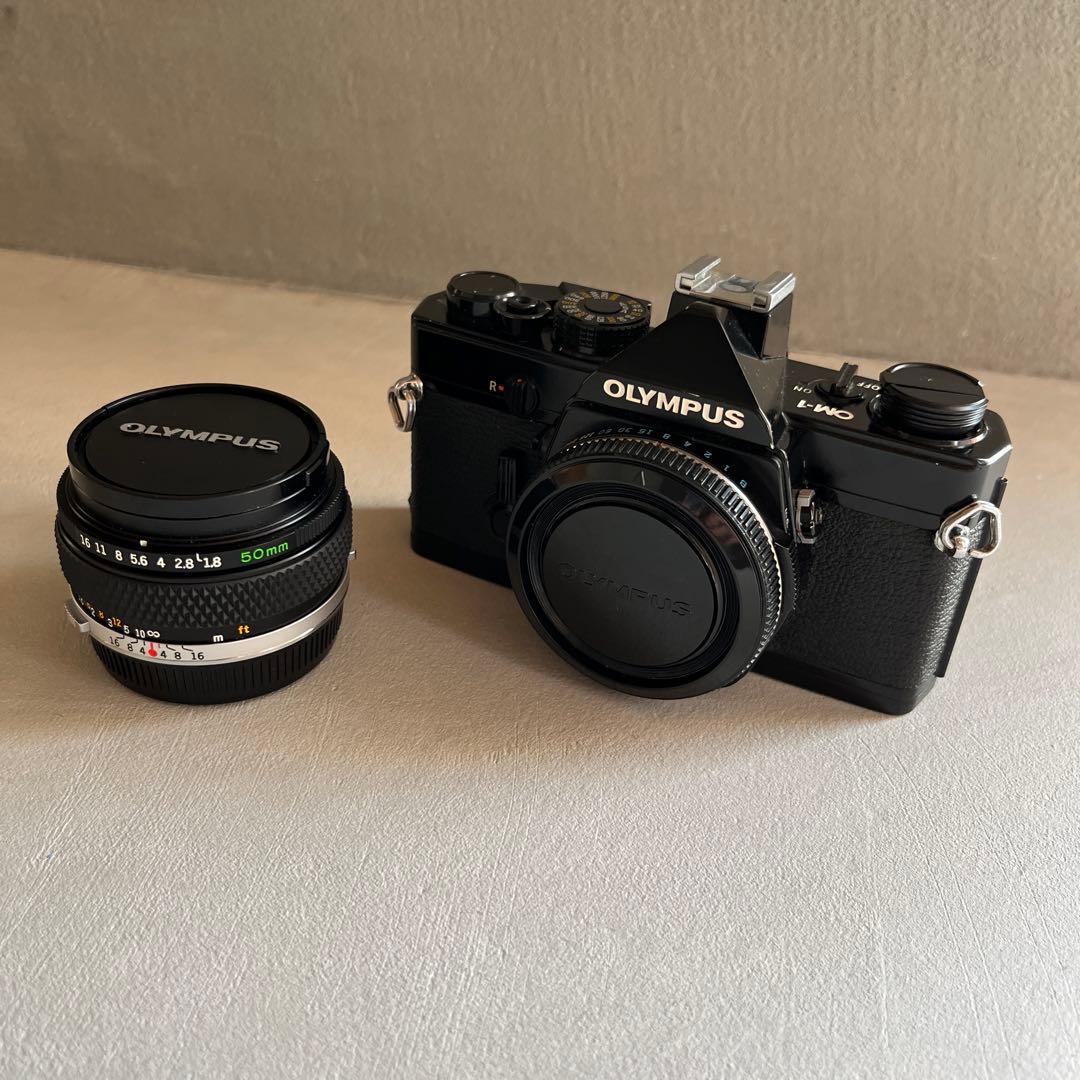 OLYMPUS OM-1 フィルムカメラ 50mm単焦点レンズ付き