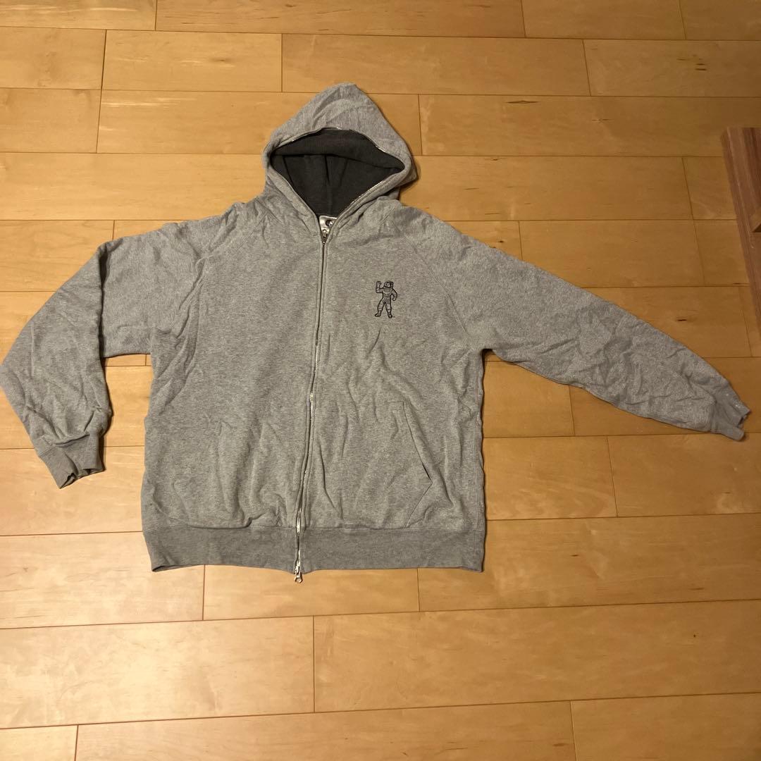 ビリオネアボーイズクラブ ダブルフルジップ スウェット パーカー XL