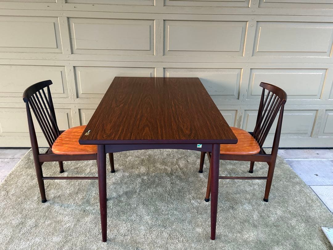 【ココとモグ】DECOLA ダイニングテーブル ダークブラウン