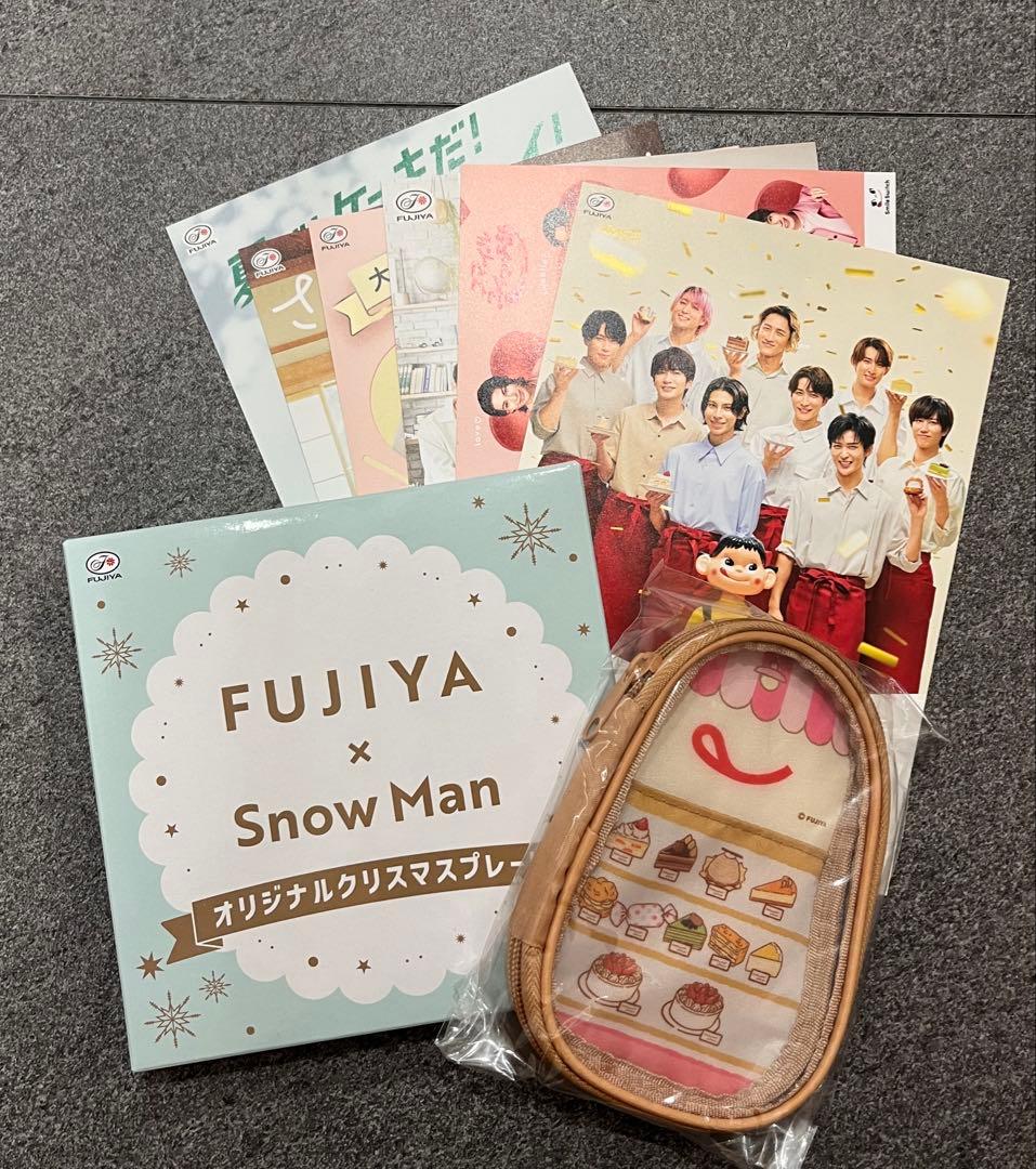 不二家  Man 皿 クリスマスプレート アクスタケース リーフレット