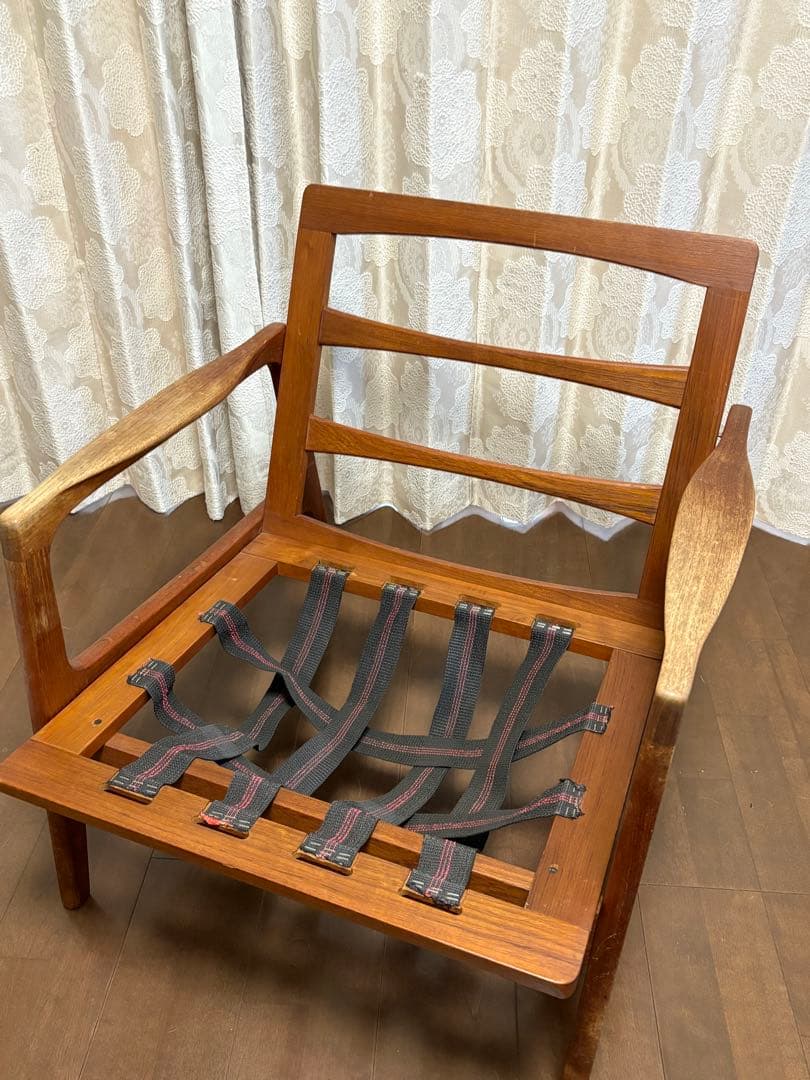 デンマーク製 ヴィンテージ　チェア　1シートソファ　北欧家具　椅子　高級家具