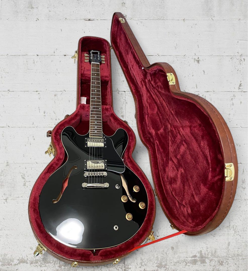 (美品) BURNY RSA-70 セミアコ ブラック色