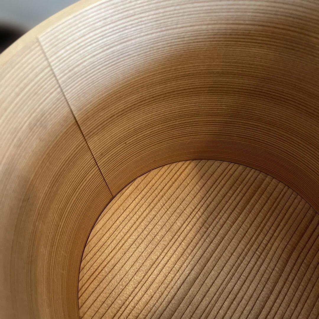 定価22000円　茶道具　木地曲水指　木製　紙箱付　送料無料