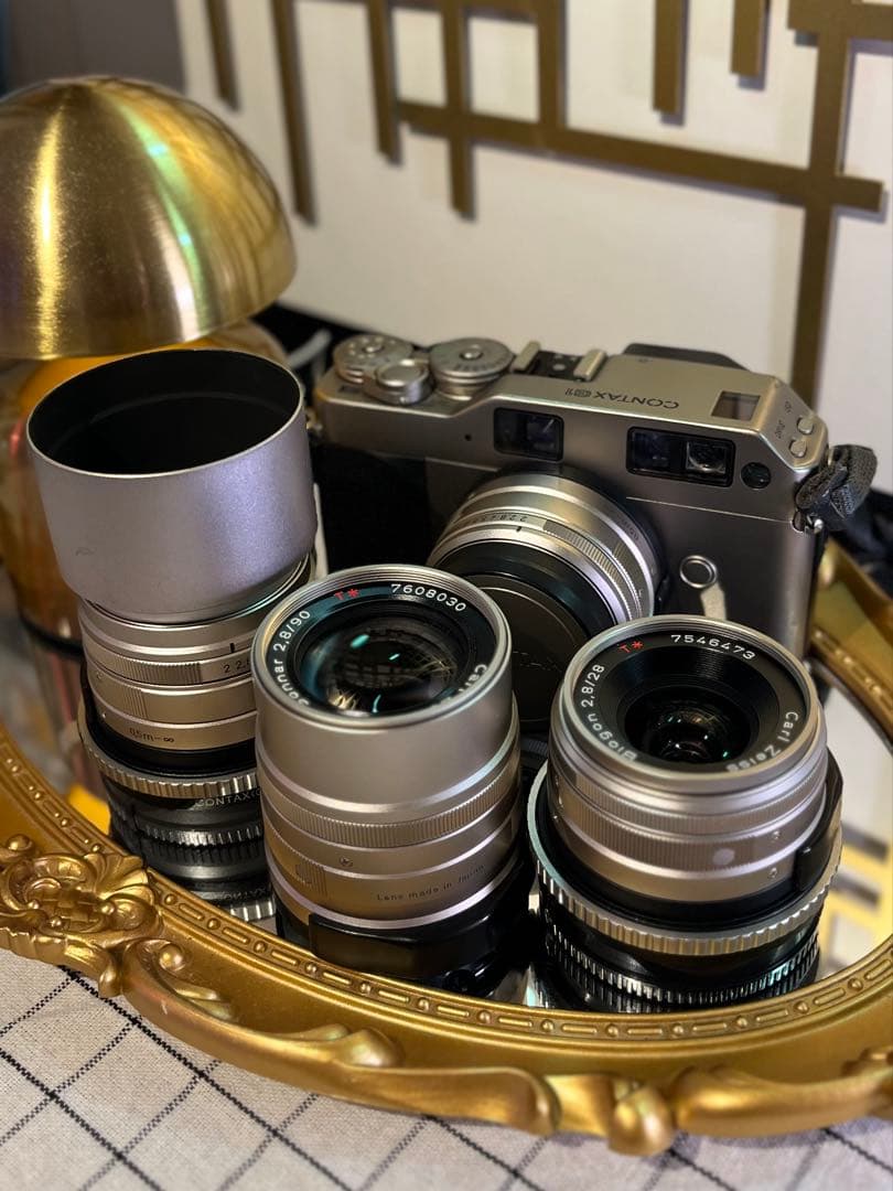 CONTAX G1 ROM済＋ツァイス4本＋sony Eアダプター