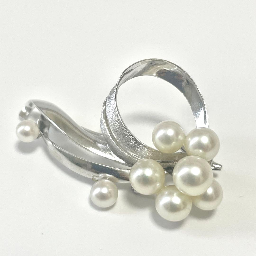 美品✨TASAKI タサキ アコヤ真珠 パール ブローチ コサージュ