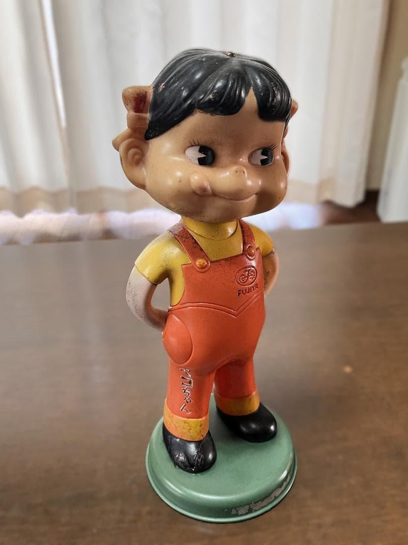 ペコちゃん人形　不二家　FUJIYA　マスコット人形　ペコちゃん　アンティーク