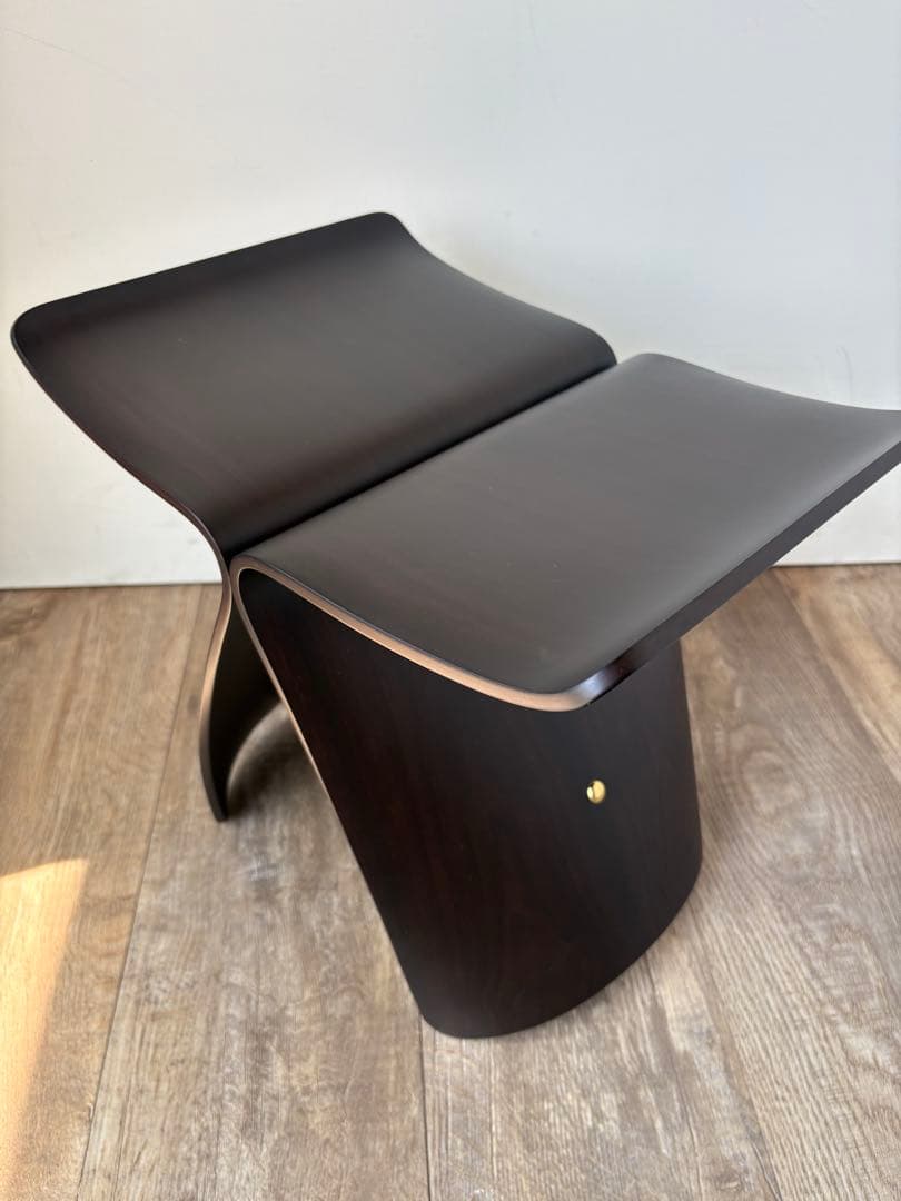 天童木工 バタフライスツール　品番S-0521RW-ST タグ付き　スツール