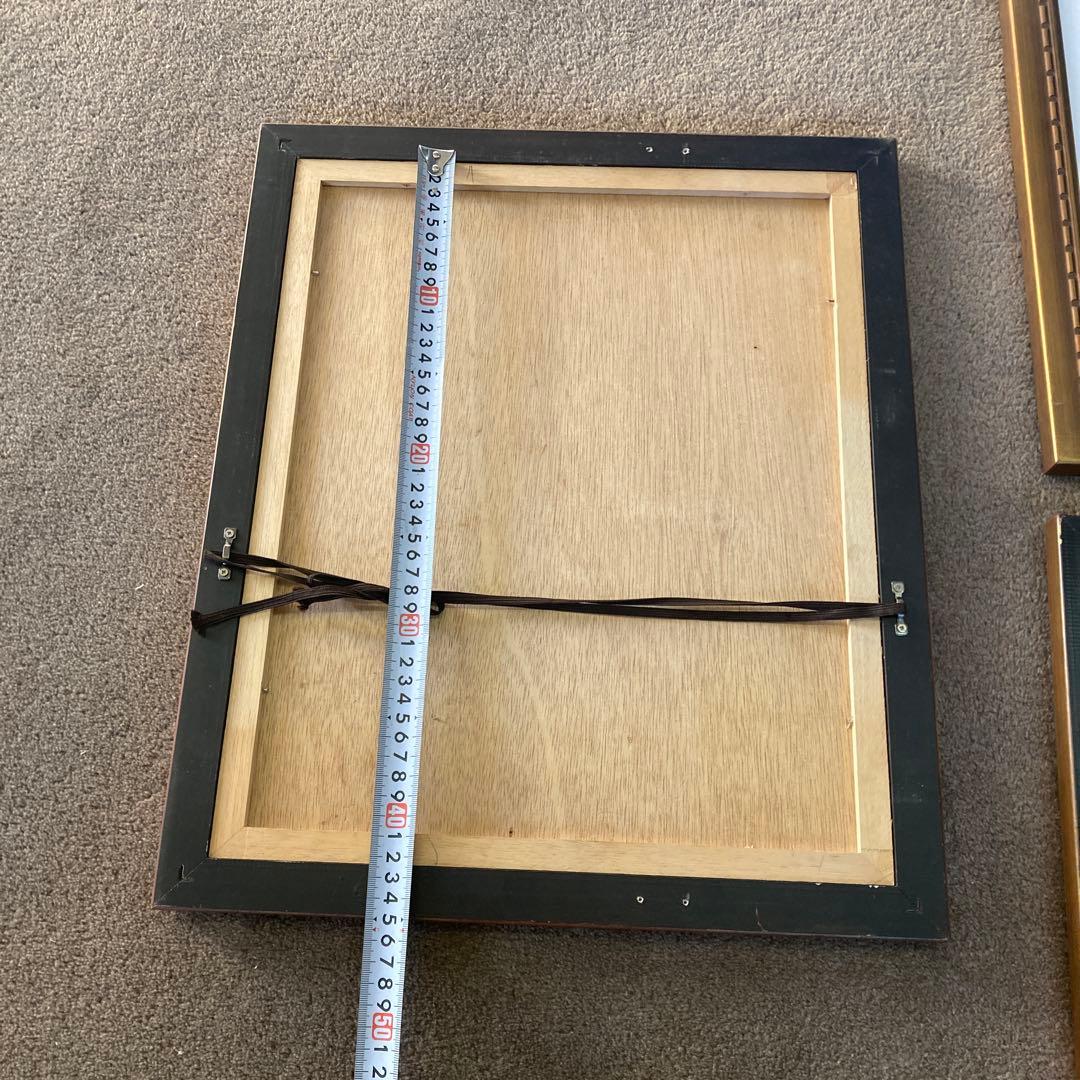 同じデザイン 5点セット ゴールドフレーム 水彩額縁 写真額縁 金装飾