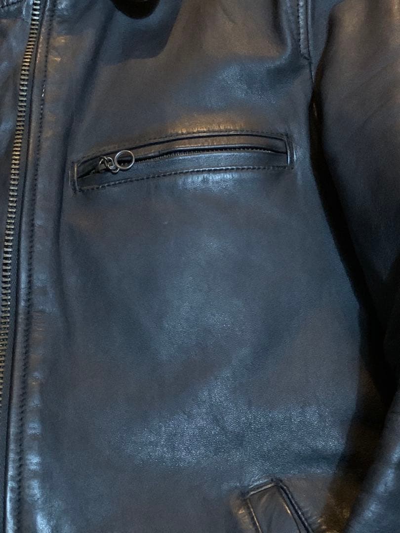 シングルライダース　馬革　ビンテージ M